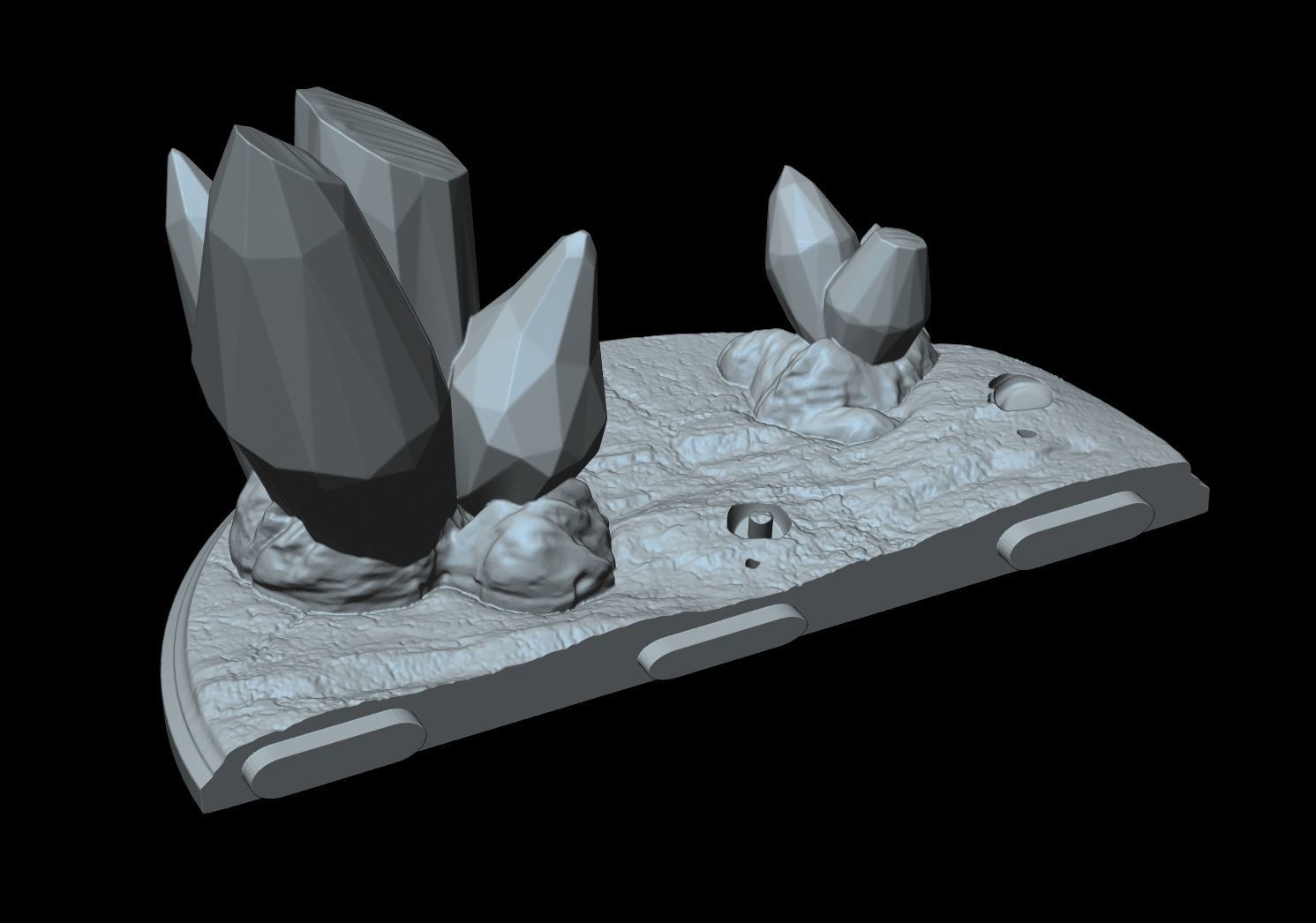 Fantasy 3D Print Pin Up Tabletop Figurine - Mistress Army Mage 3D print model_34