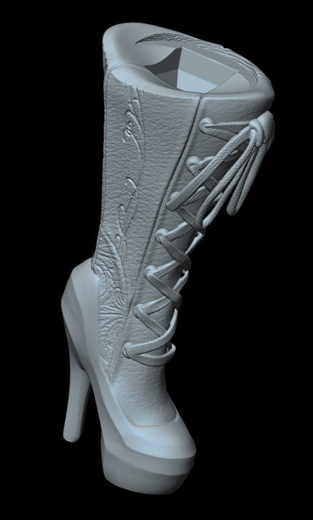 Fantasy 3D Print Pin Up Tabletop Figurine - Mistress Army Mage 3D print model_25