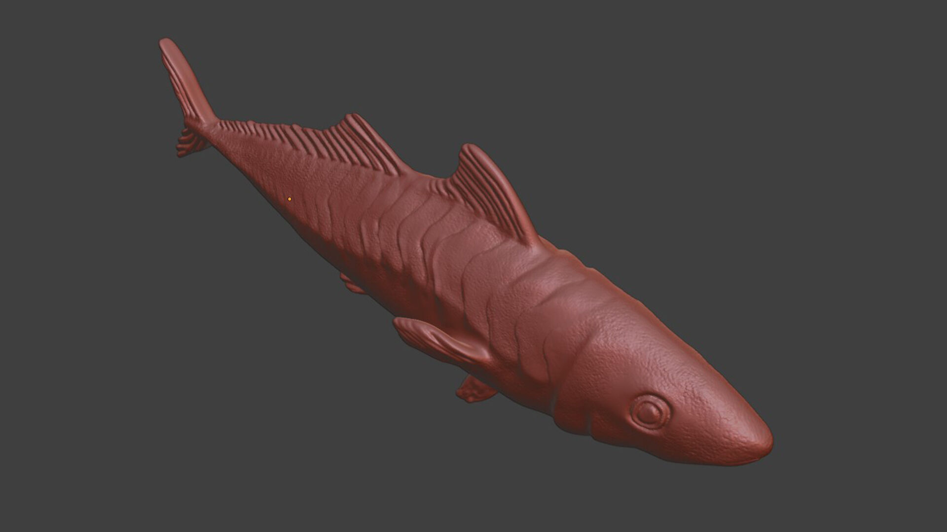 Realistic Mackerel Sardine Fish 3D print model_8