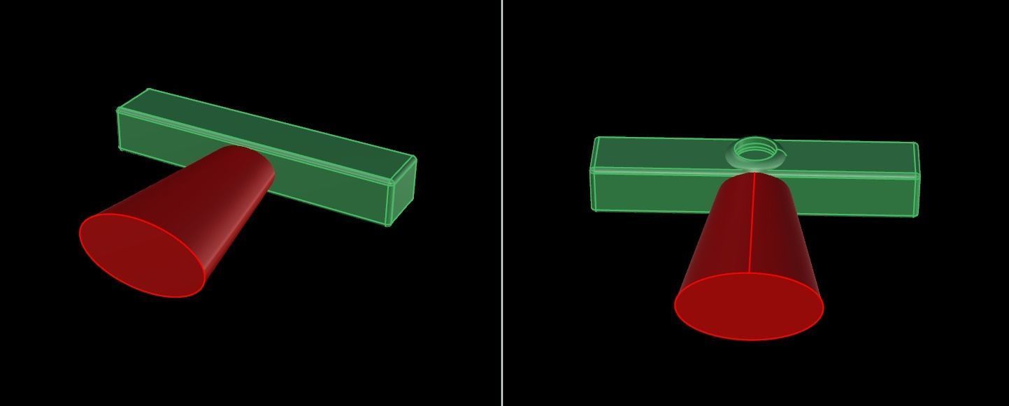 Dainty Bar Stud Earring 3D print model_10