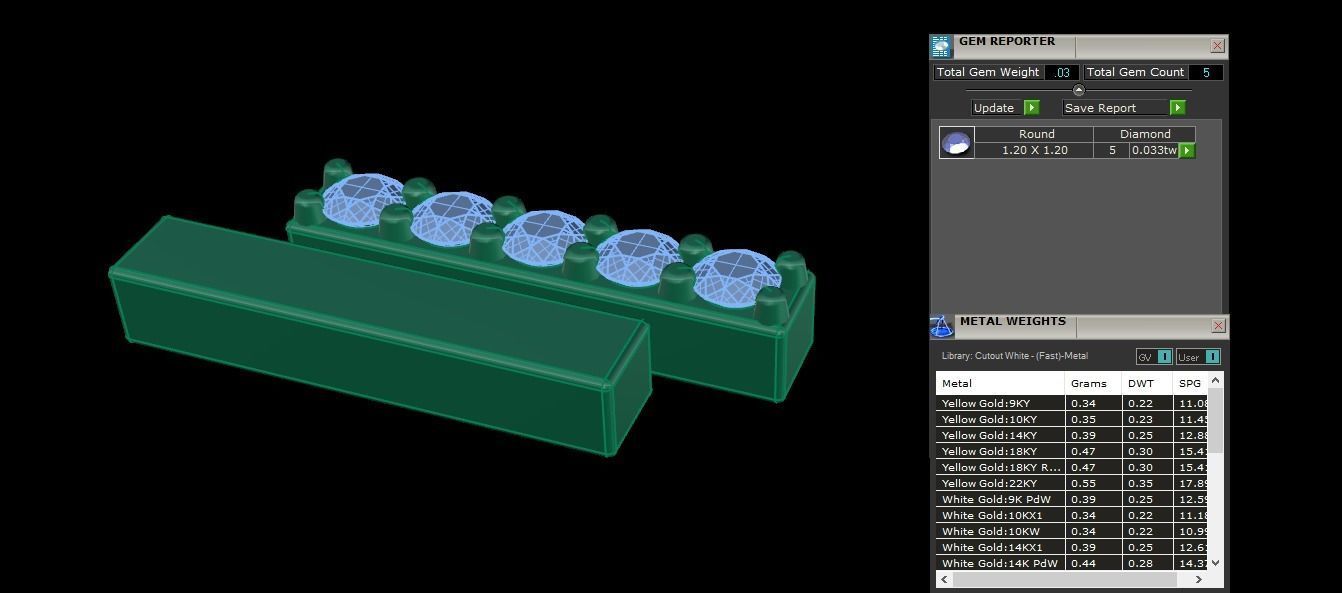 Double Diamond  Uneven Bar Earring  2nd concept 3D print model_7