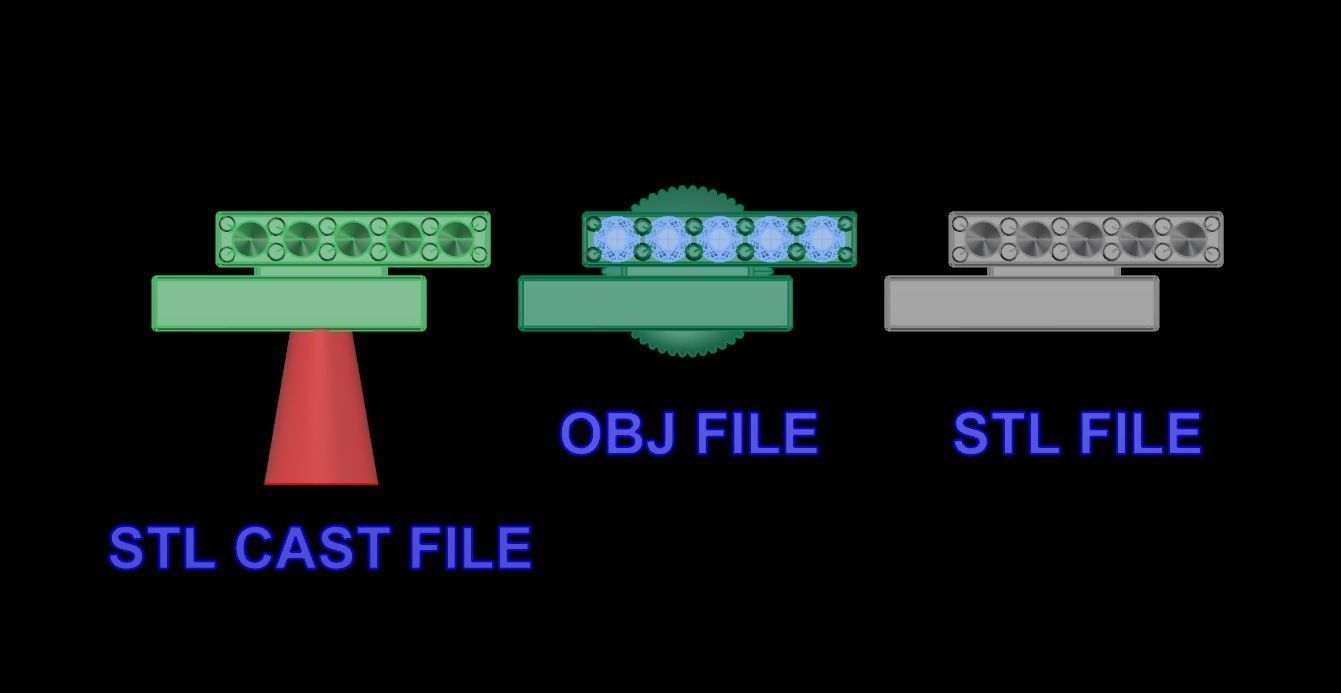 Double Diamond  Uneven Bar Earring  2nd concept 3D print model_6