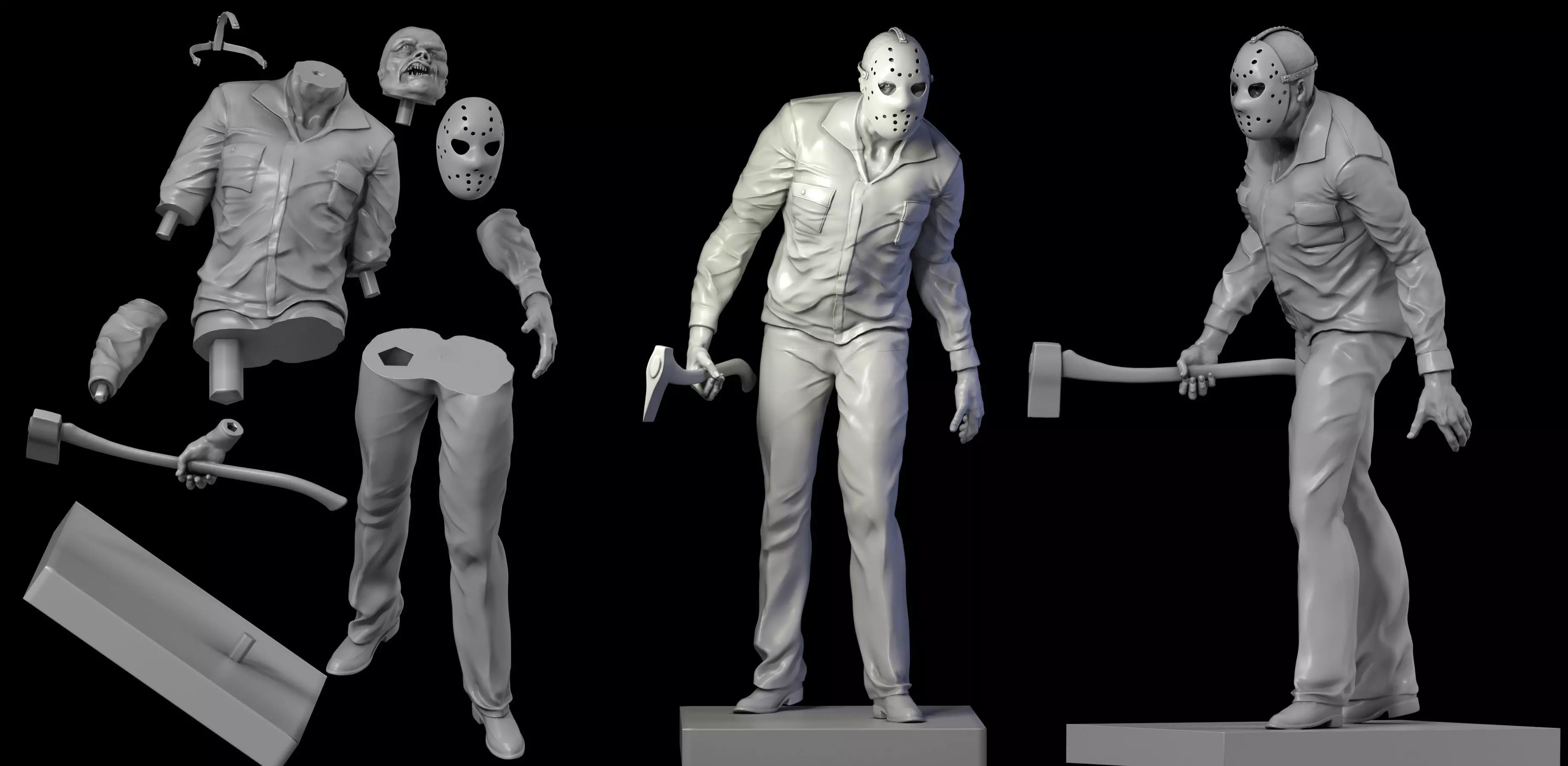 Jason Voorhees 3D print model 3D print model_0
