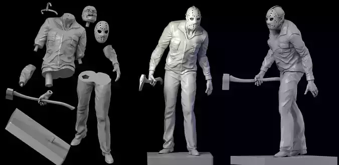 Jason Voorhees 3D print model 3D print model