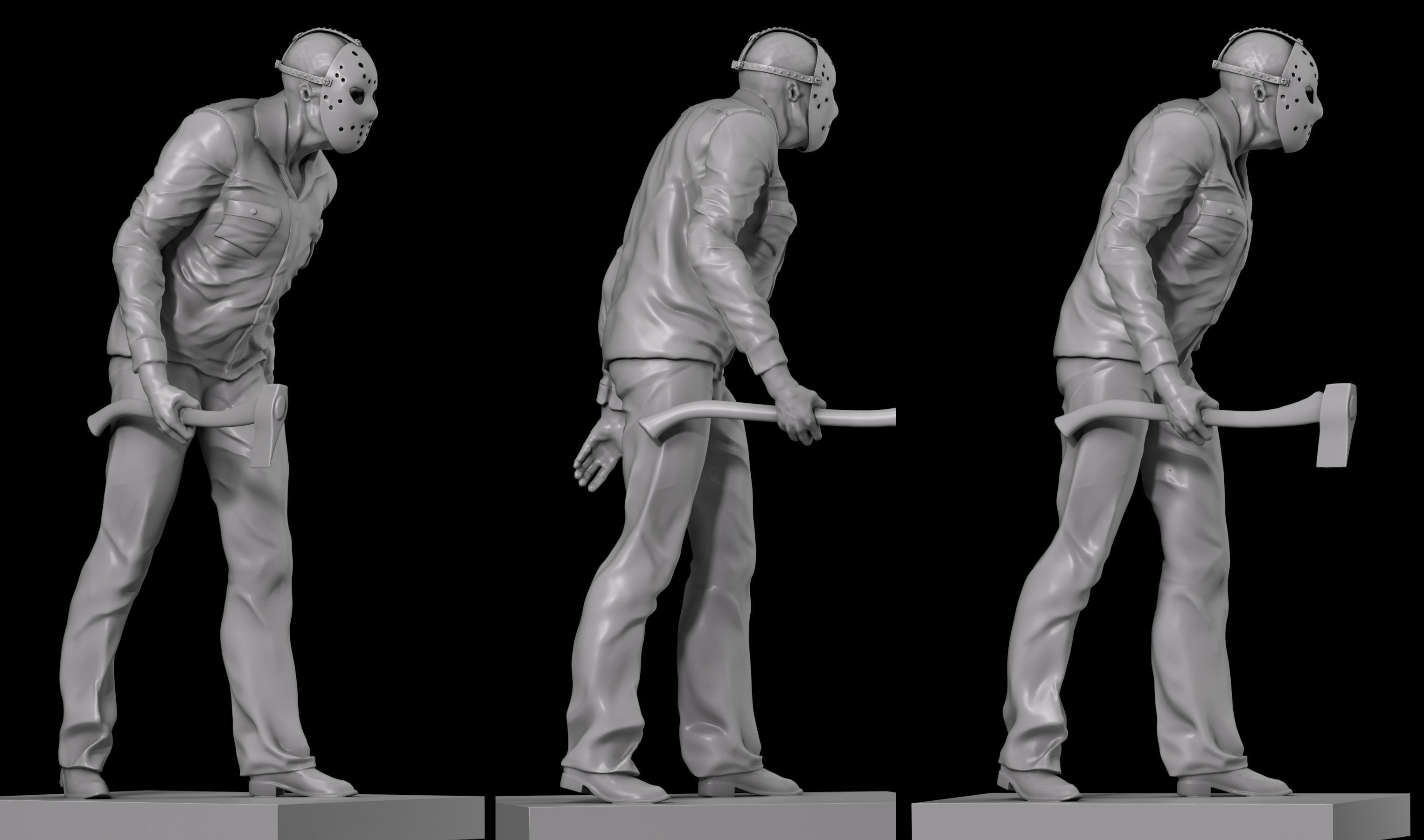 Jason Voorhees 3D print model 3D print model_4