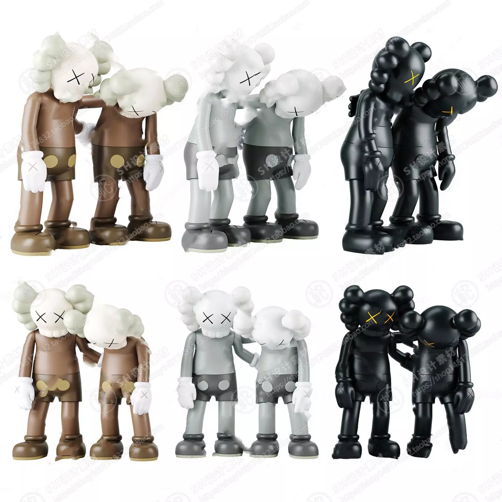 Kaws doll  Quantity 18 3D print model_0