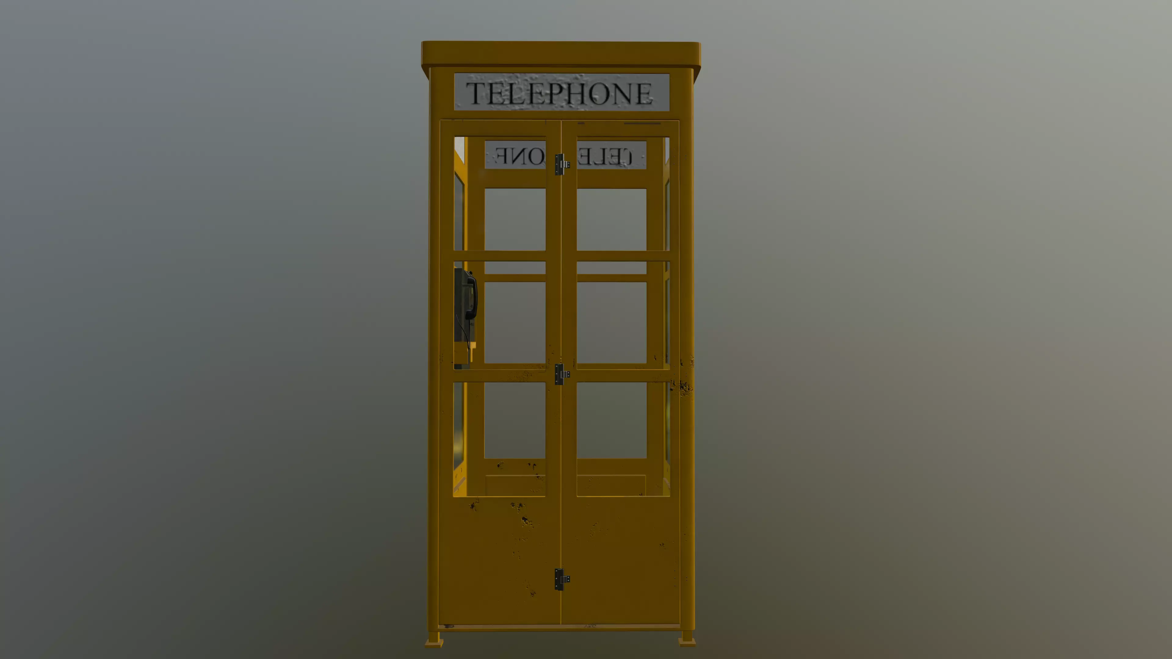 Phone Booth  3D model_0