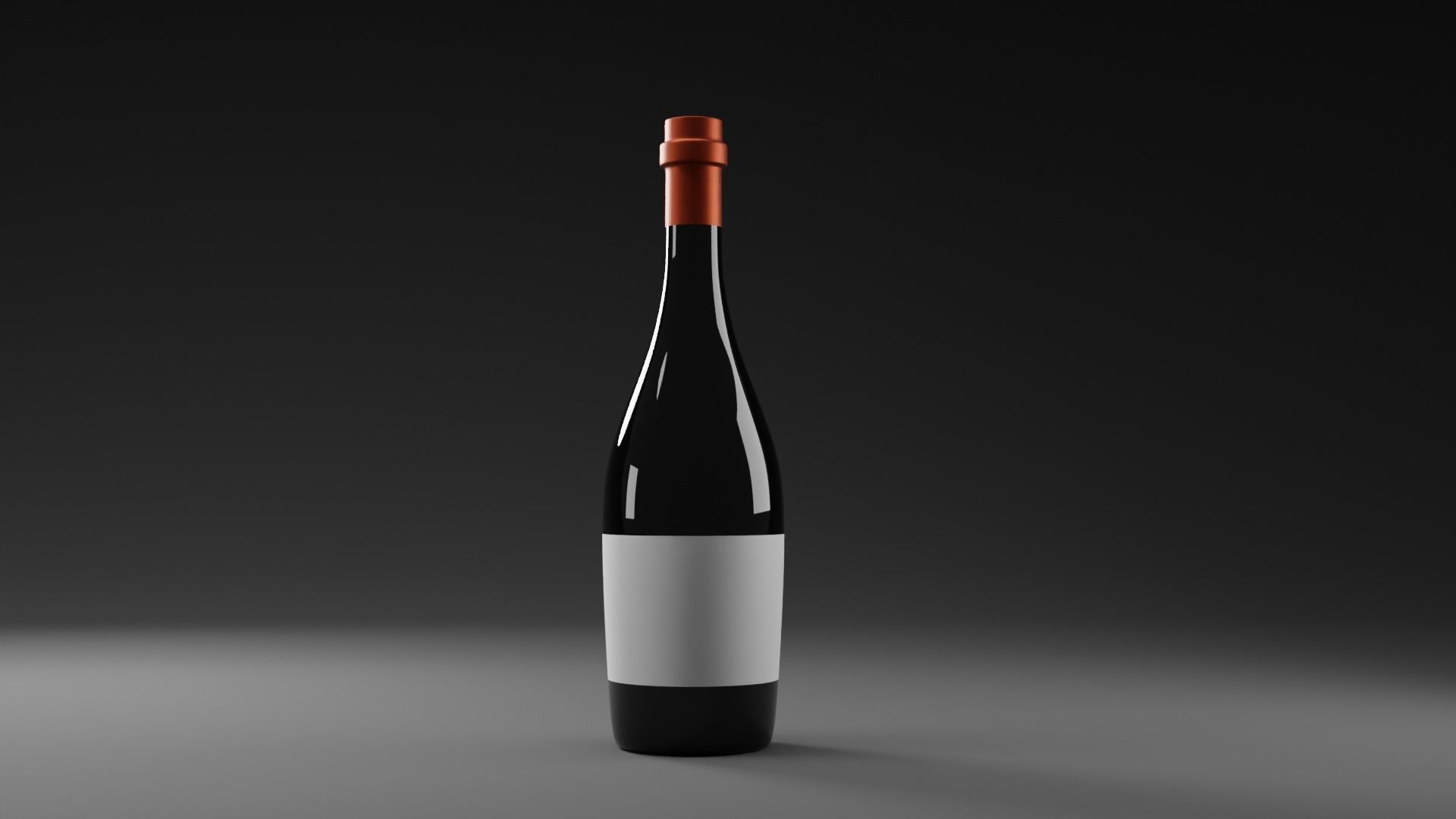 Wine Bottles 3D model_4
