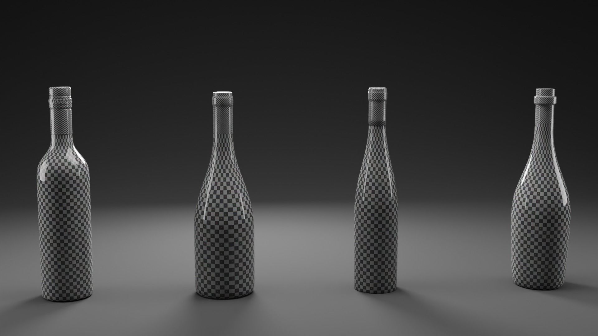 Wine Bottles 3D model_7