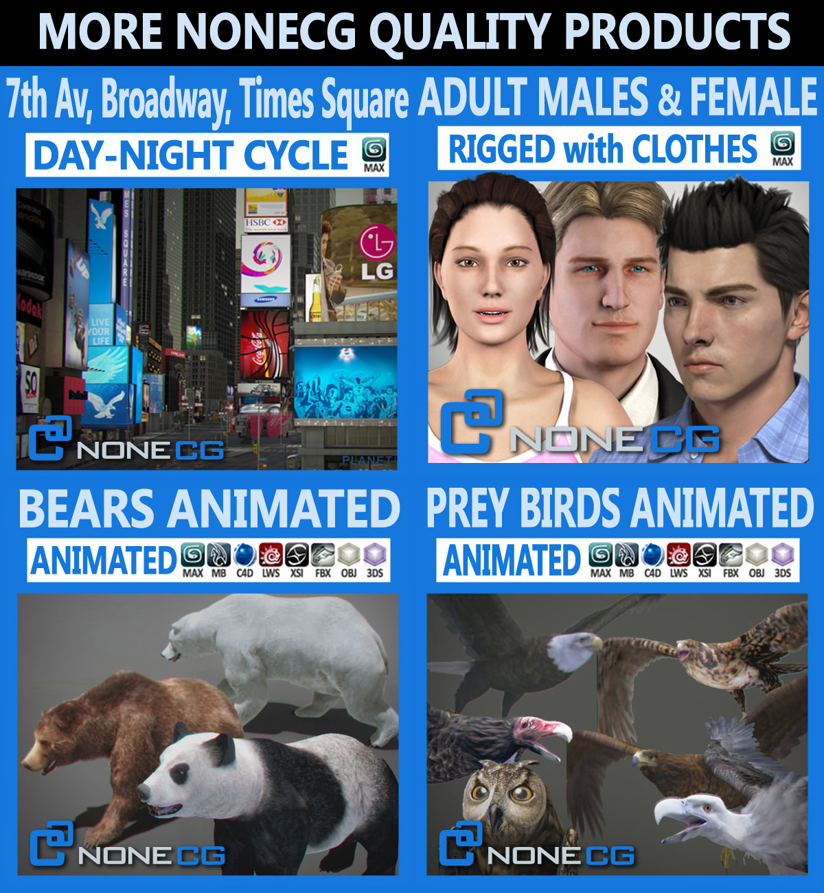 Pack - Farm Animals 3D model_35