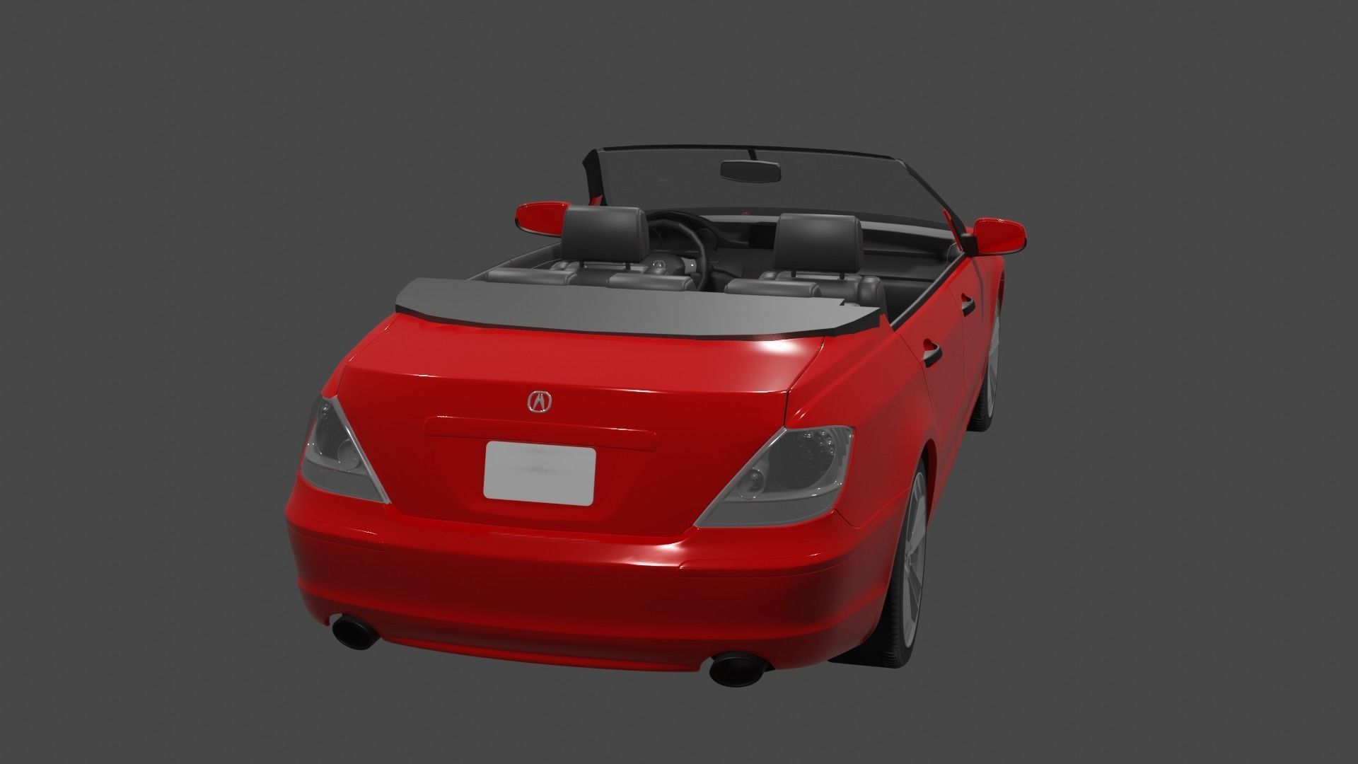 Open Sports Car 3D model_4
