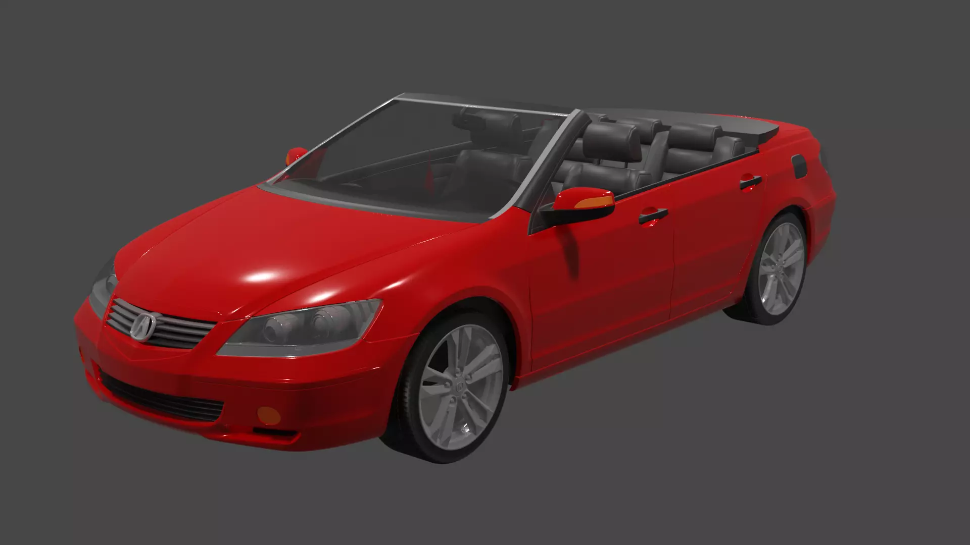 Open Sports Car 3D model_0