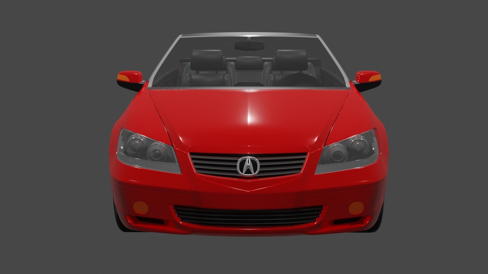 Open Sports Car 3D model_2