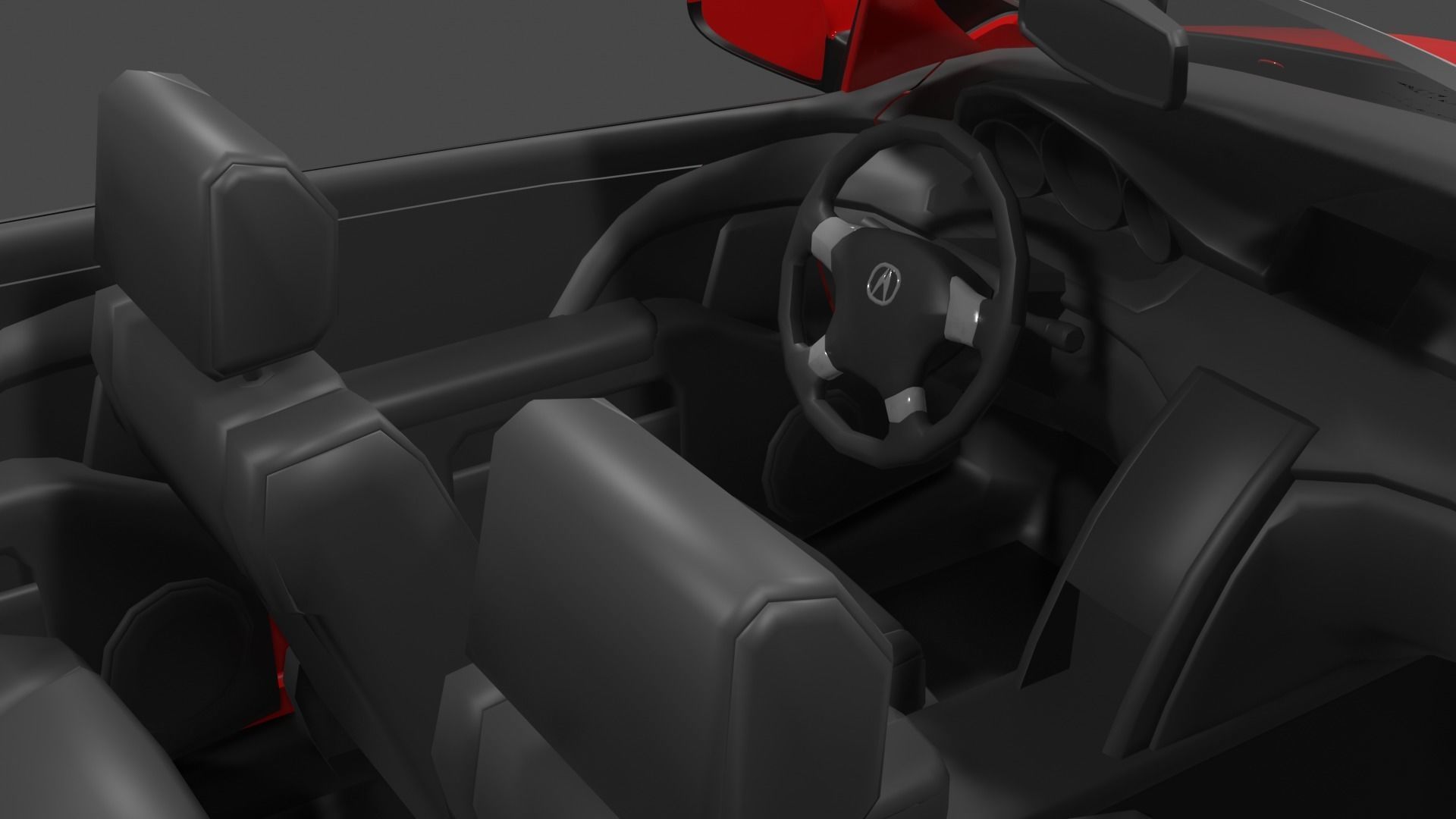 Open Sports Car 3D model_7