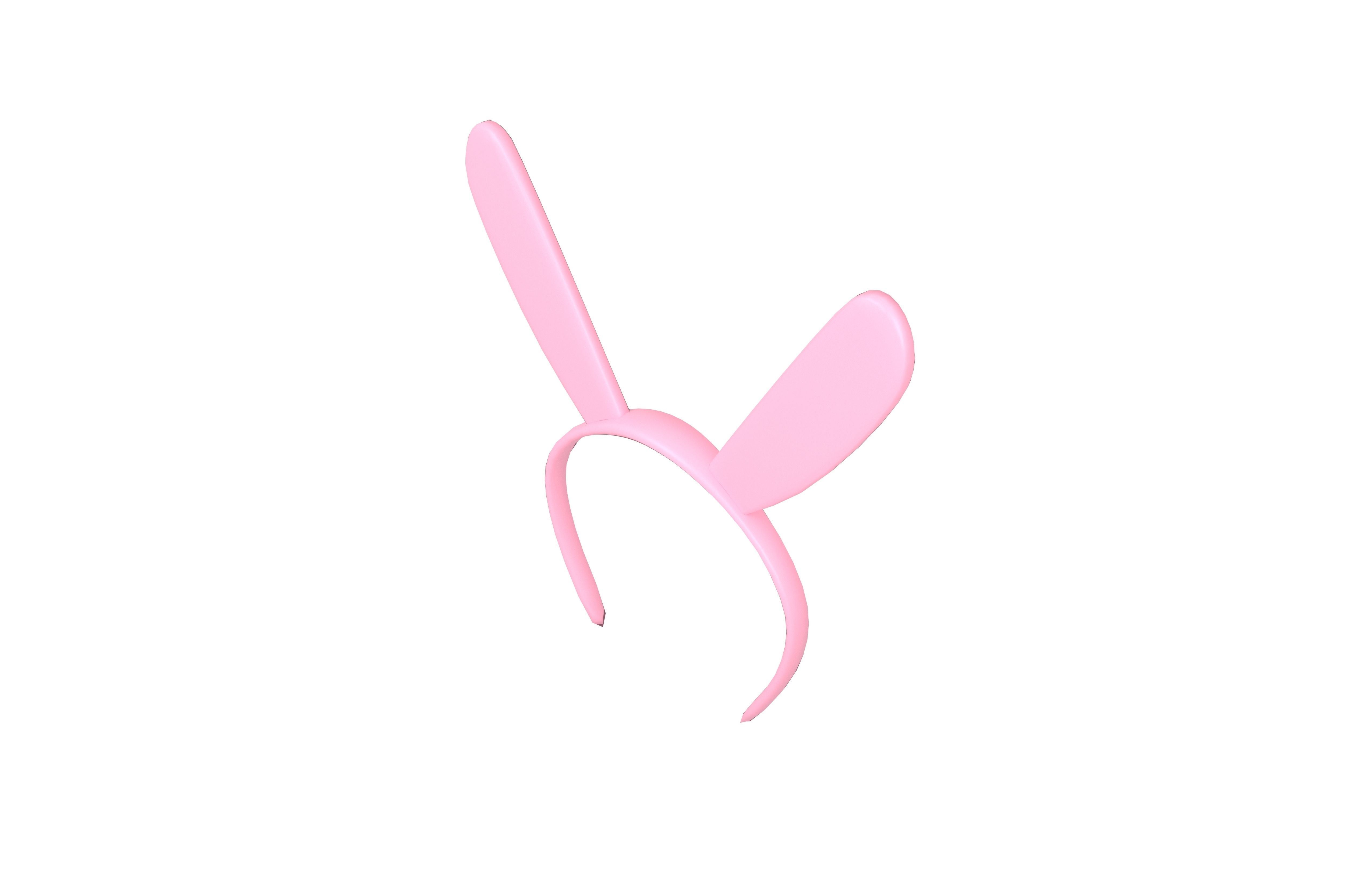 Bunny Hairband v1 001 Low-poly 3D model_2