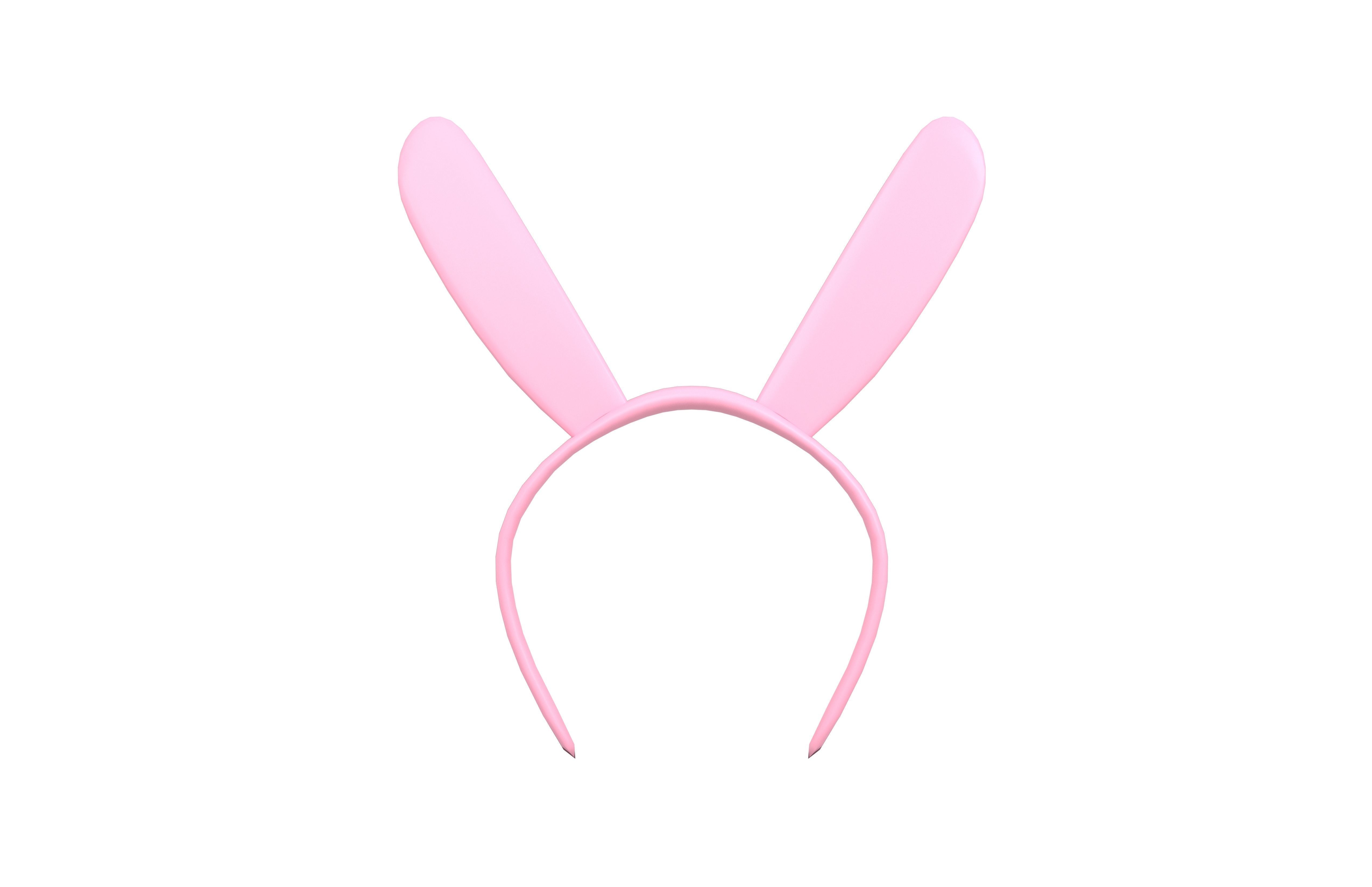 Bunny Hairband v1 001 Low-poly 3D model_1