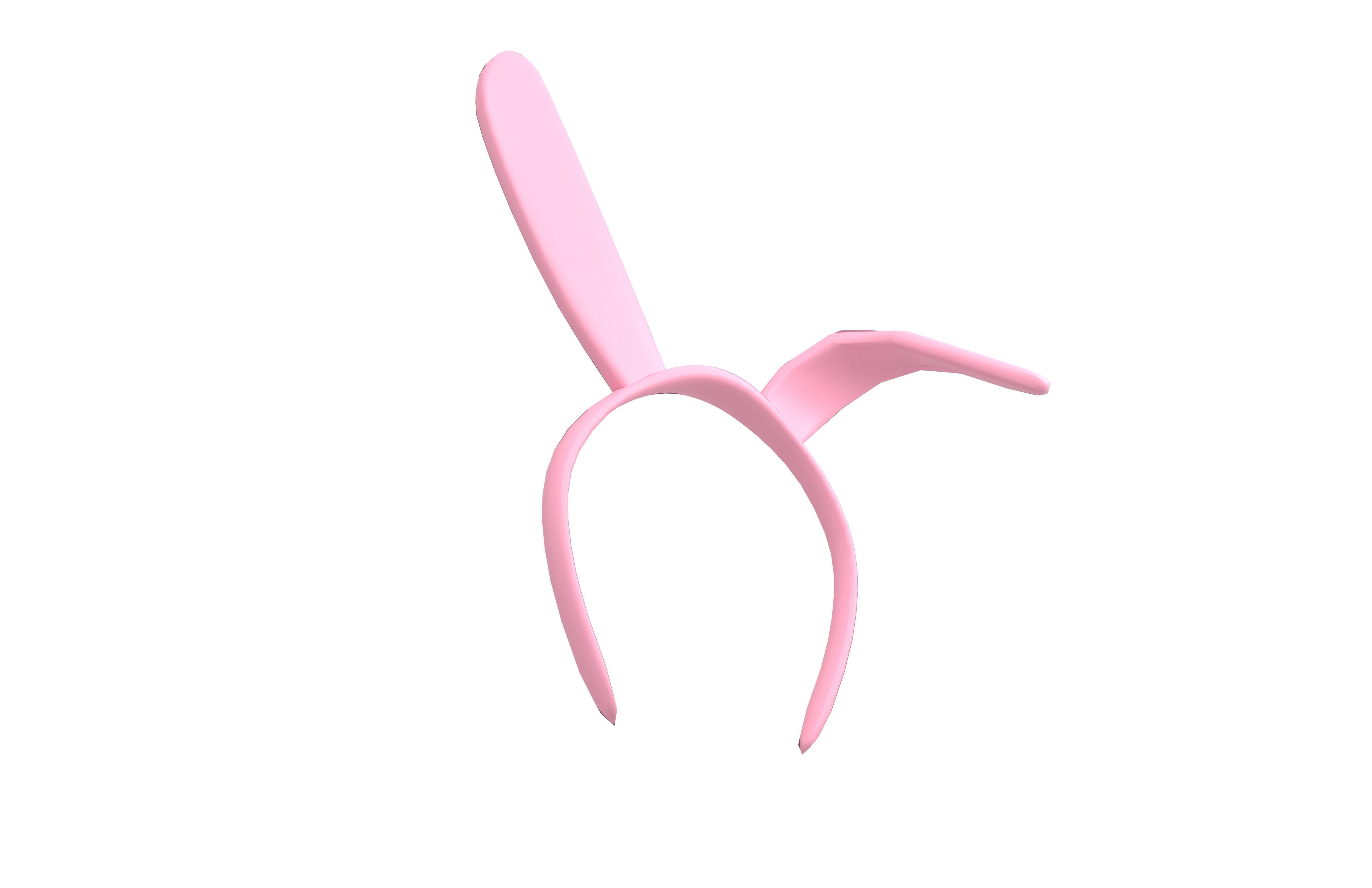 Bunny Hairband v2 001 Low-poly 3D model_2