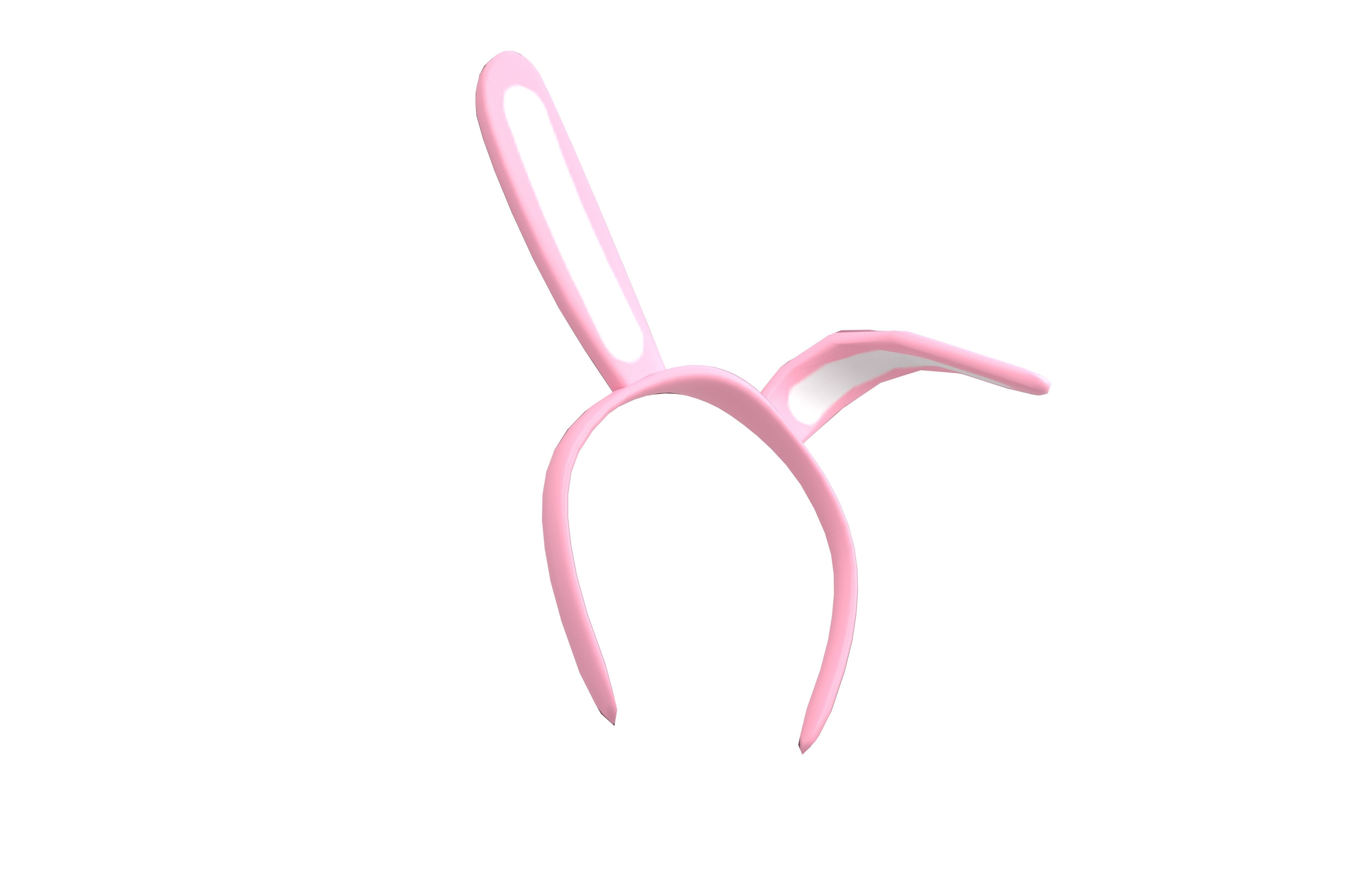 Bunny Hairband v2 004 Low-poly 3D model_1