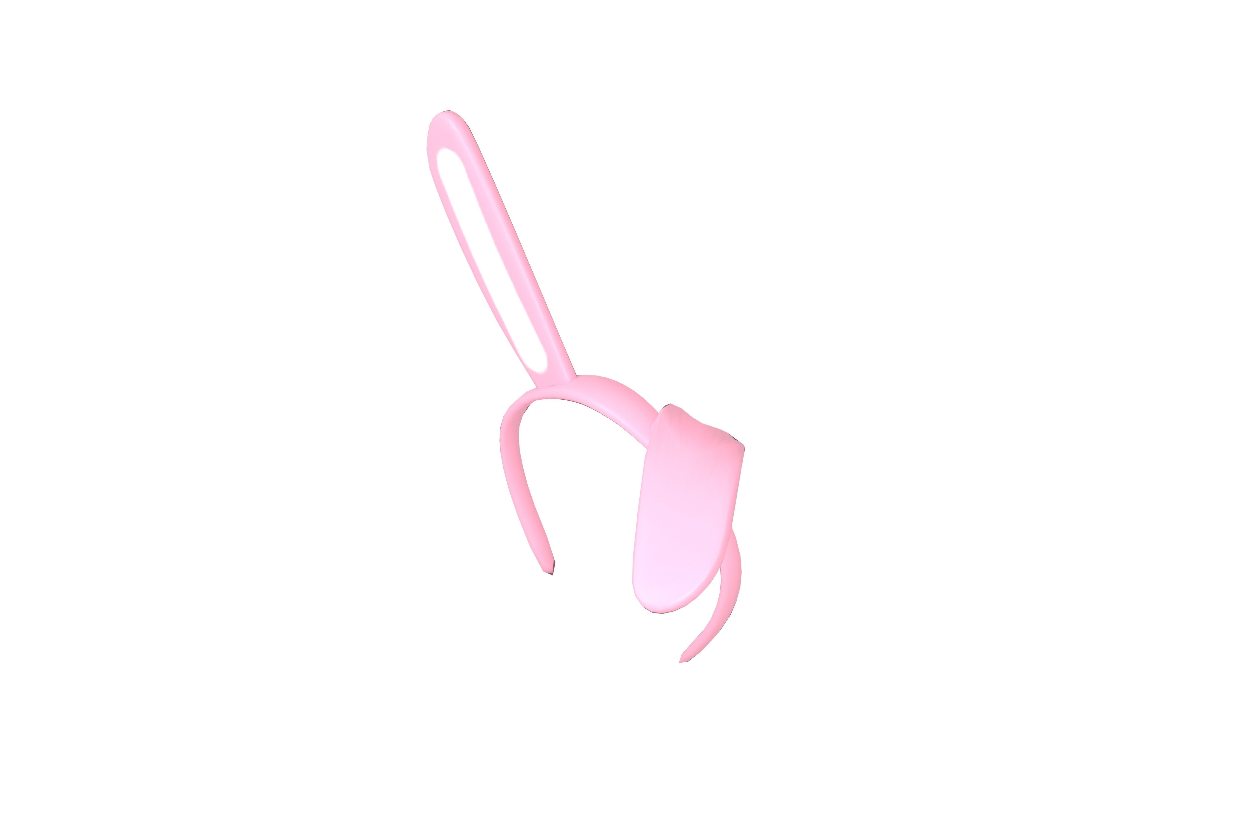 Bunny Hairband v2 004 Low-poly 3D model_3