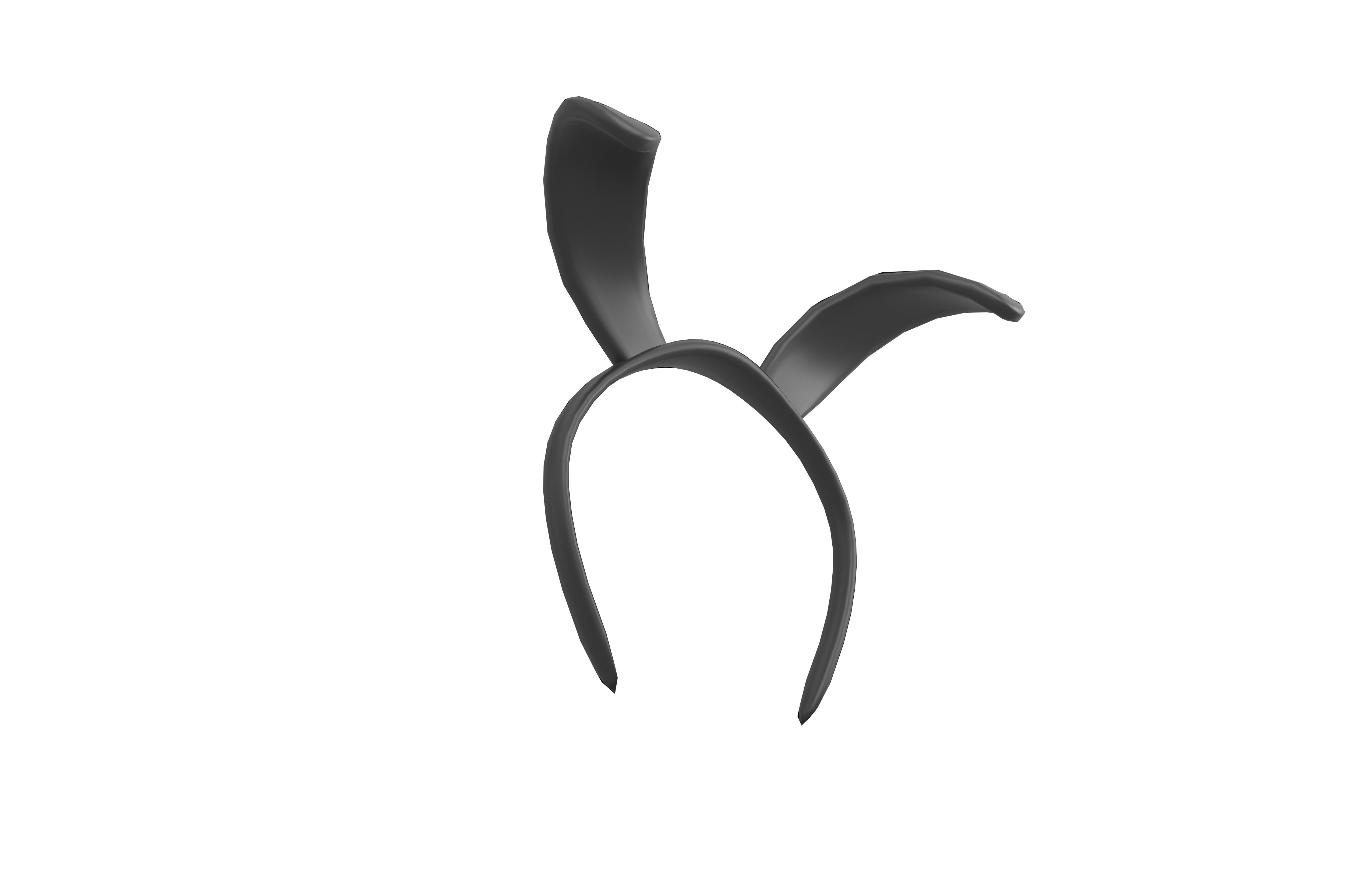 Bunny Hairband v3 002 Low-poly 3D model_3