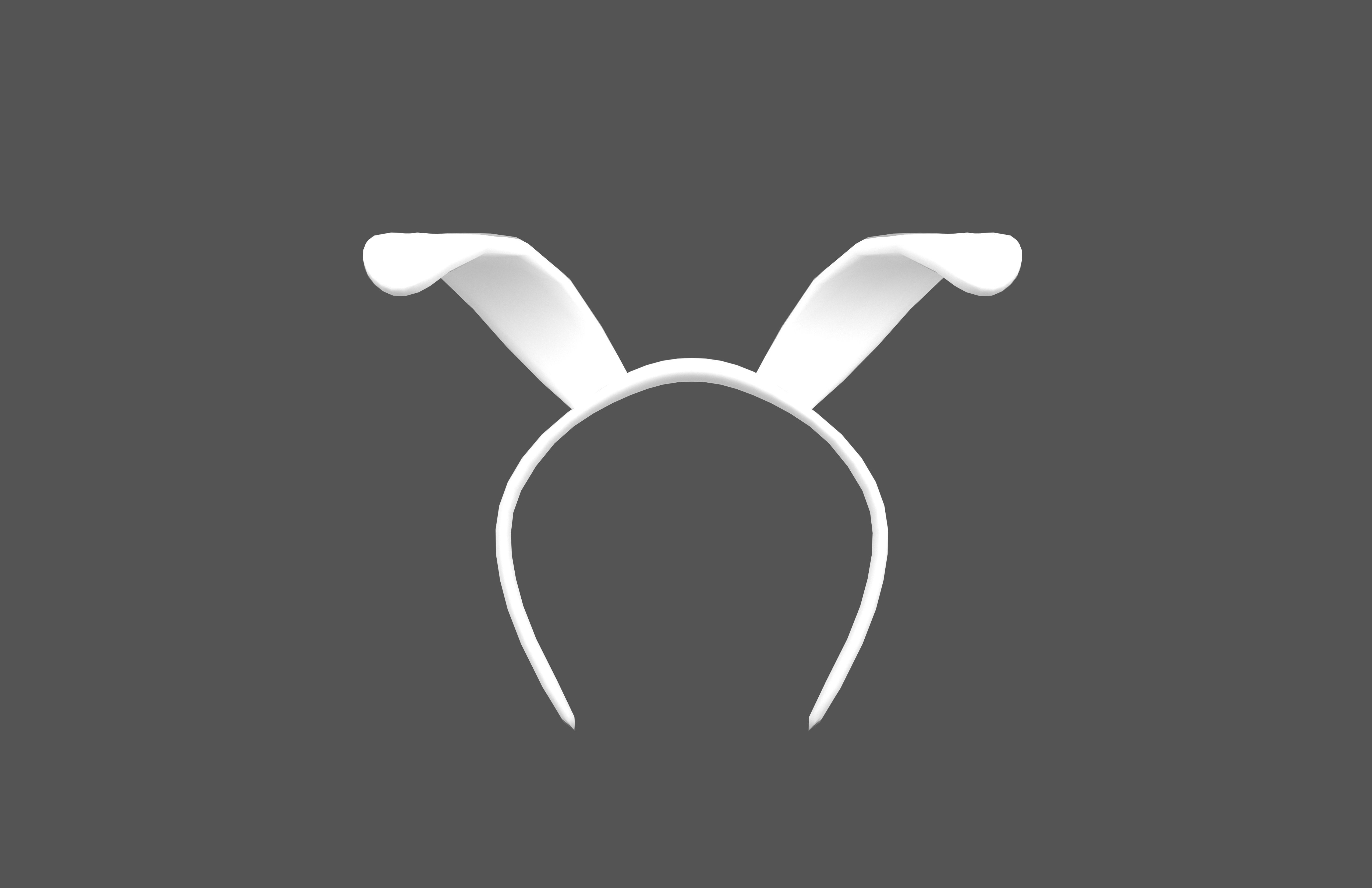 Bunny Hairband v3 003 Low-poly 3D model_1