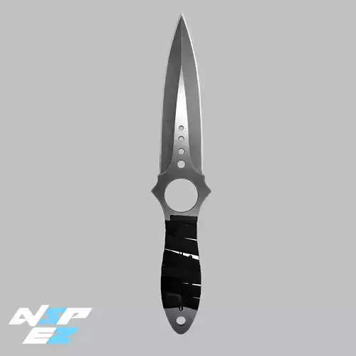 Skeleton Knife CS GO Knife Low-poly 3D model