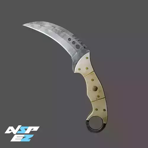 Talon Knife CS GO Knife Low-poly 3D model