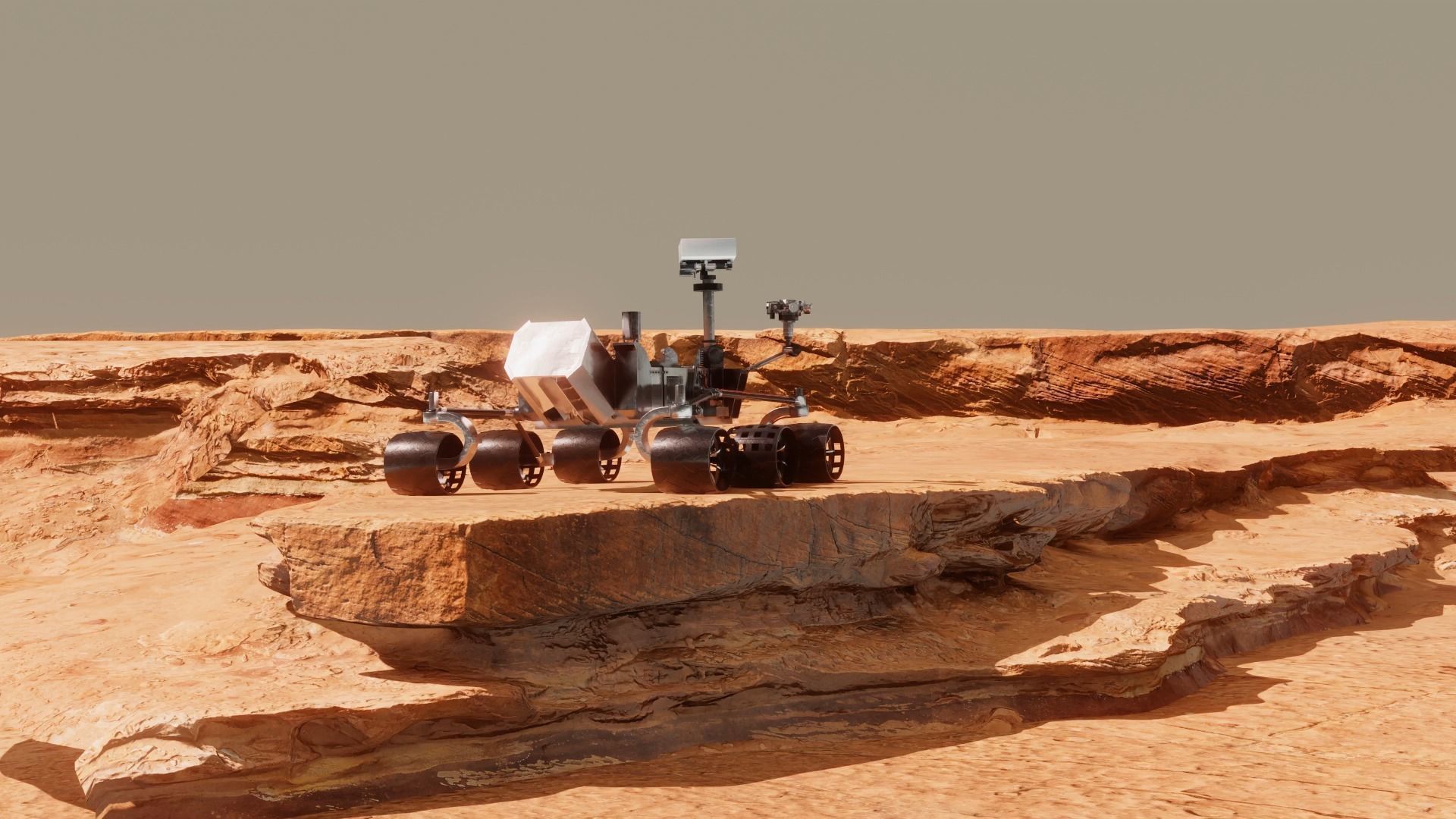 Space Shuttle and Mars Rover 3D models 3D Model Collection_3