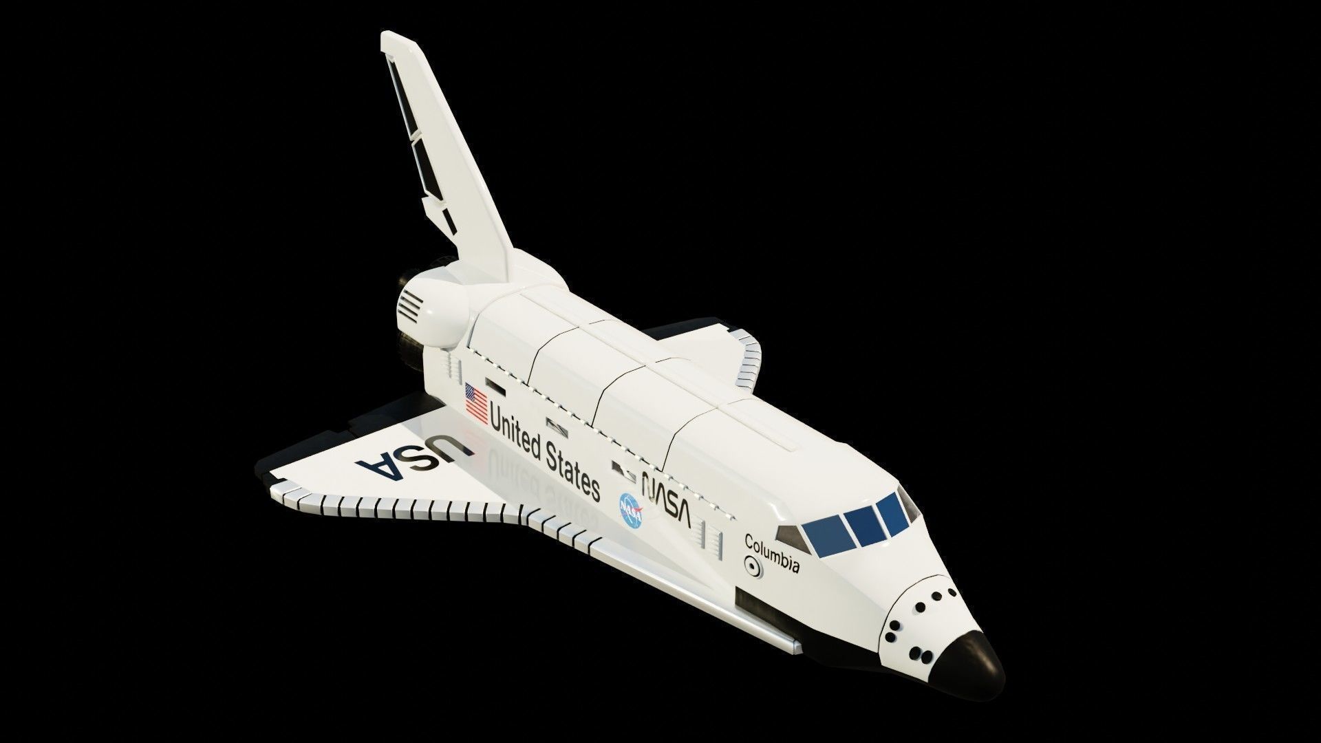 Space Shuttle and Mars Rover 3D models 3D Model Collection_17