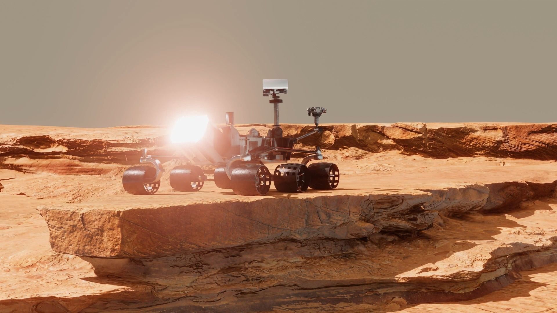 Space Shuttle and Mars Rover 3D models 3D Model Collection_18