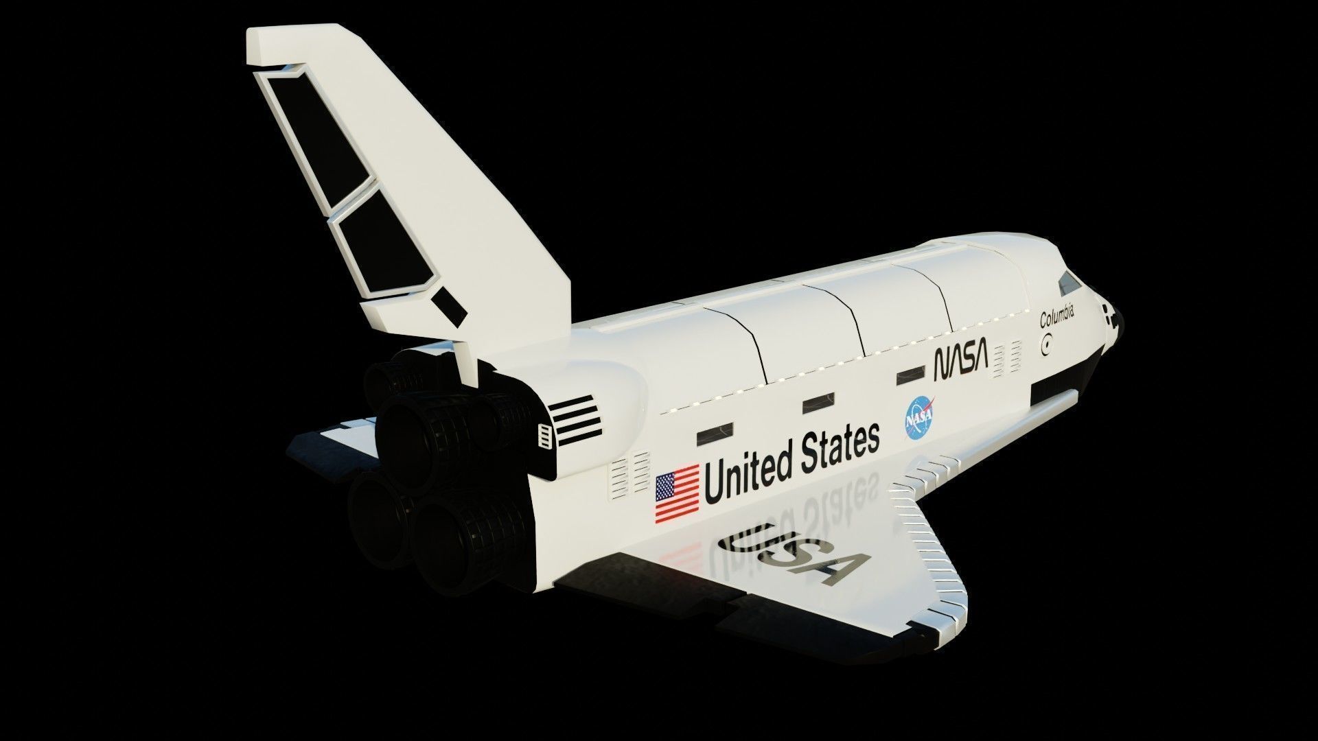Space Shuttle and Mars Rover 3D models 3D Model Collection_13