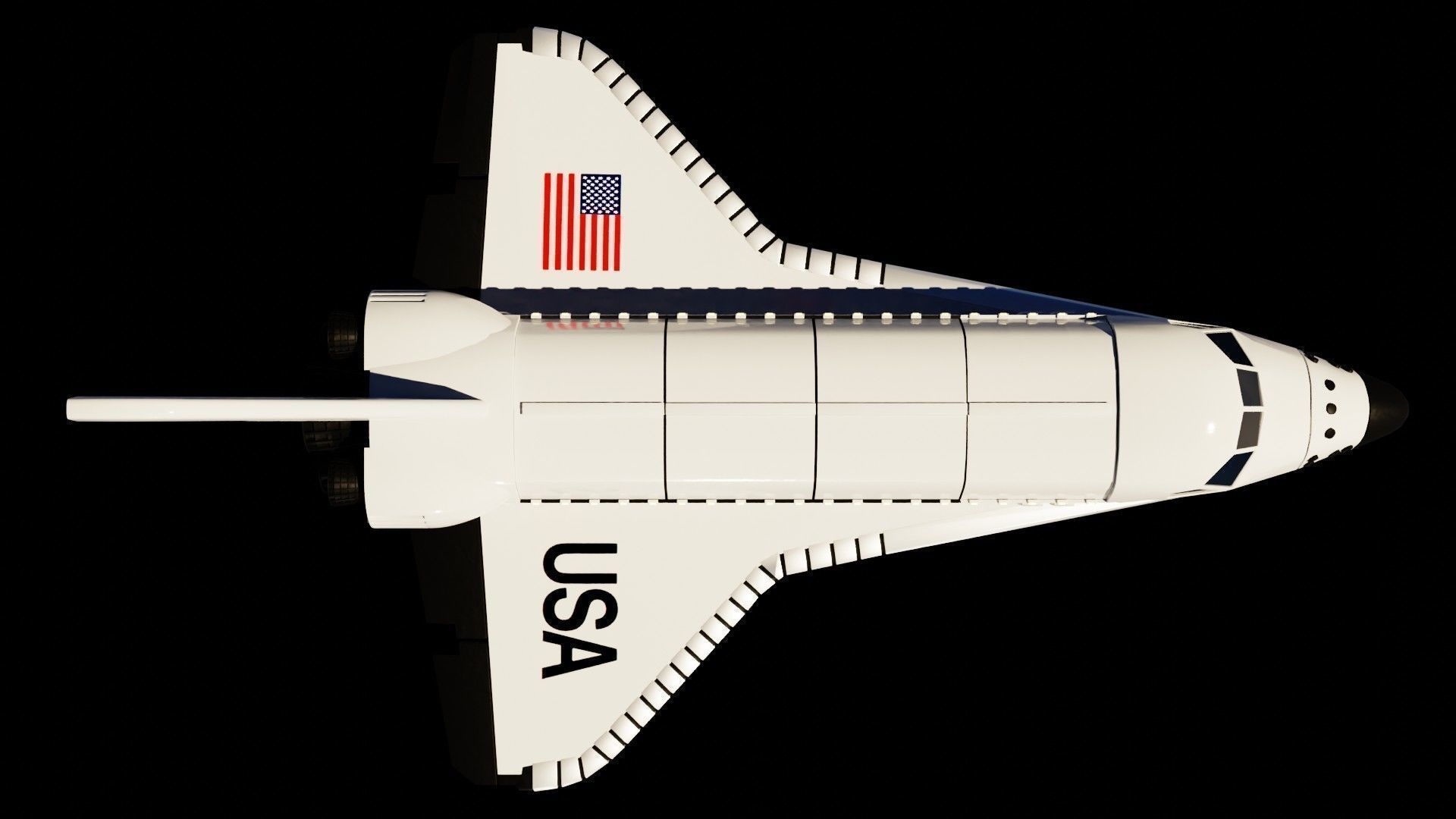 Space Shuttle and Mars Rover 3D models 3D Model Collection_19