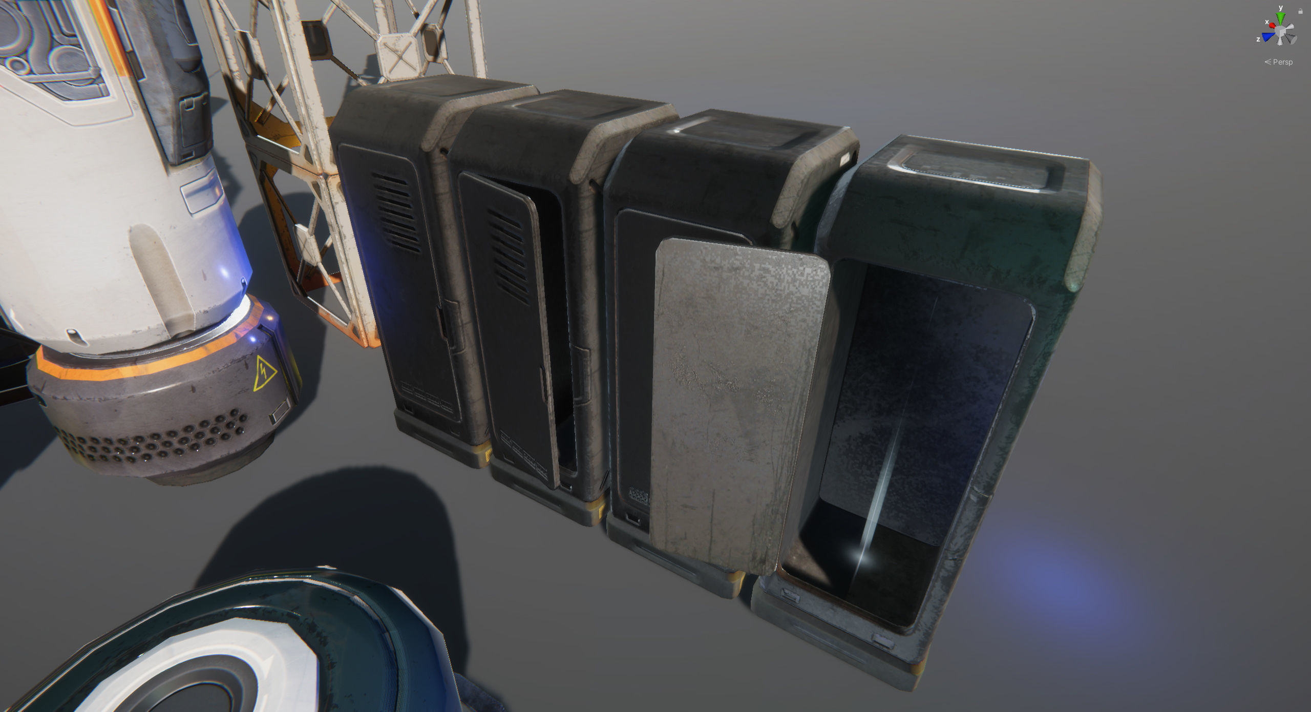 Sci-Fi Props Pack vol 2 Low-poly 3D model_57