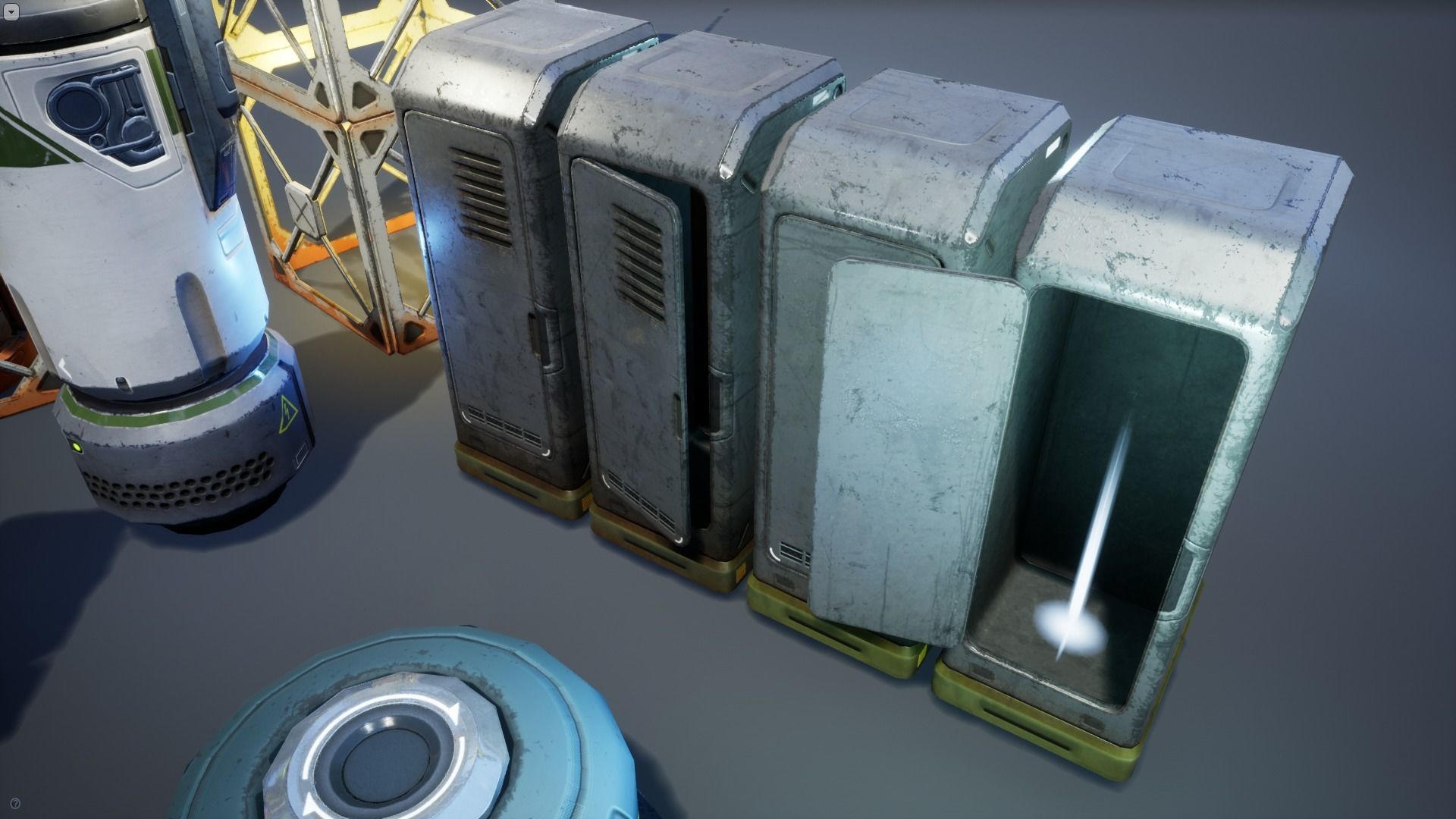 Sci-Fi Props Pack vol 2 Low-poly 3D model_25