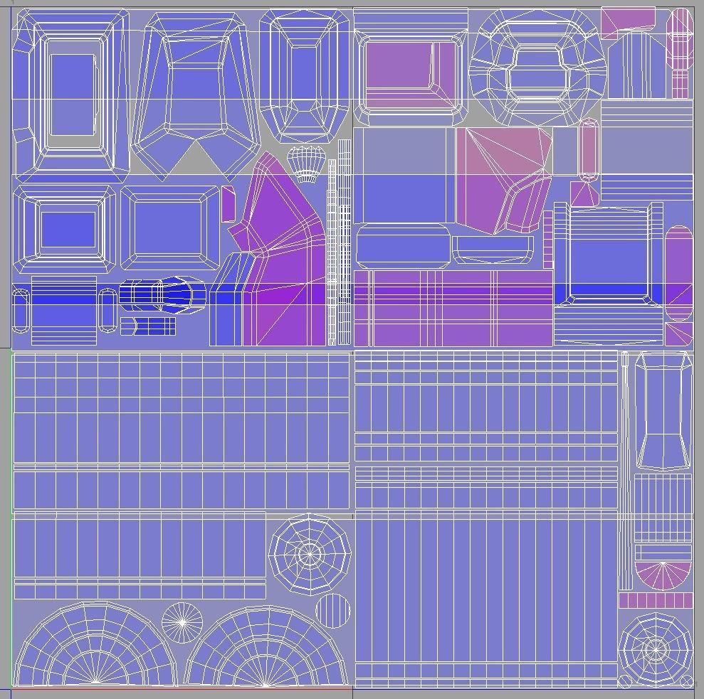 Sci-Fi Props Pack vol 2 Low-poly 3D model_36