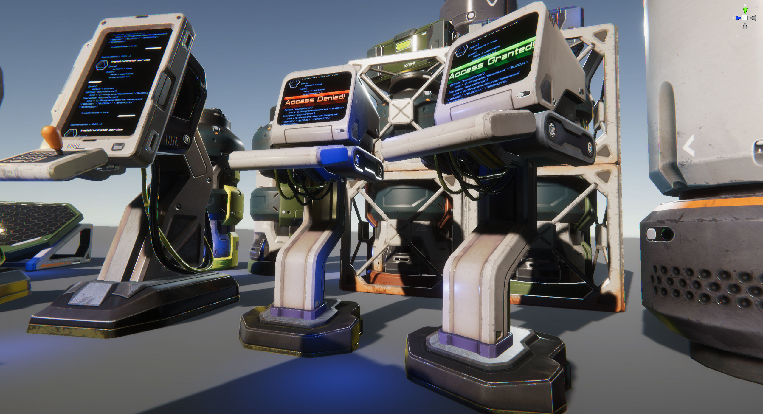 Sci-Fi Props Pack vol 2 Low-poly 3D model_54