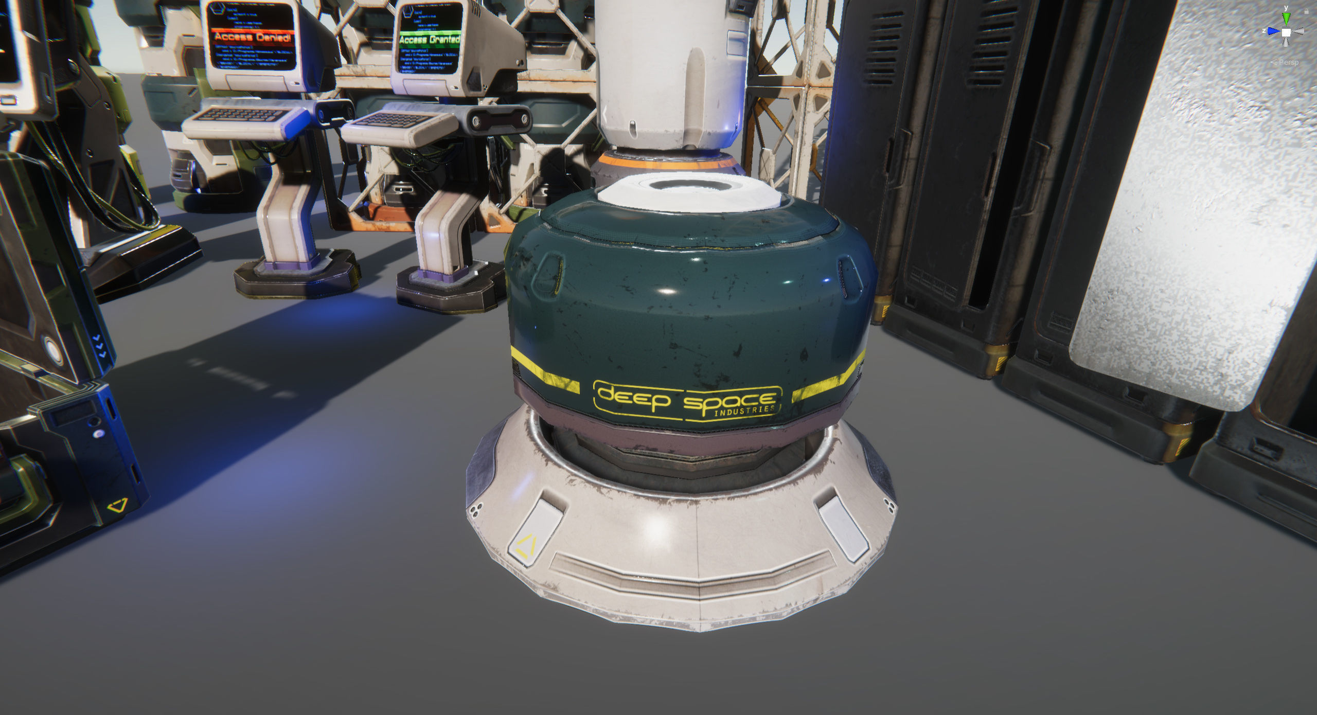 Sci-Fi Props Pack vol 2 Low-poly 3D model_56