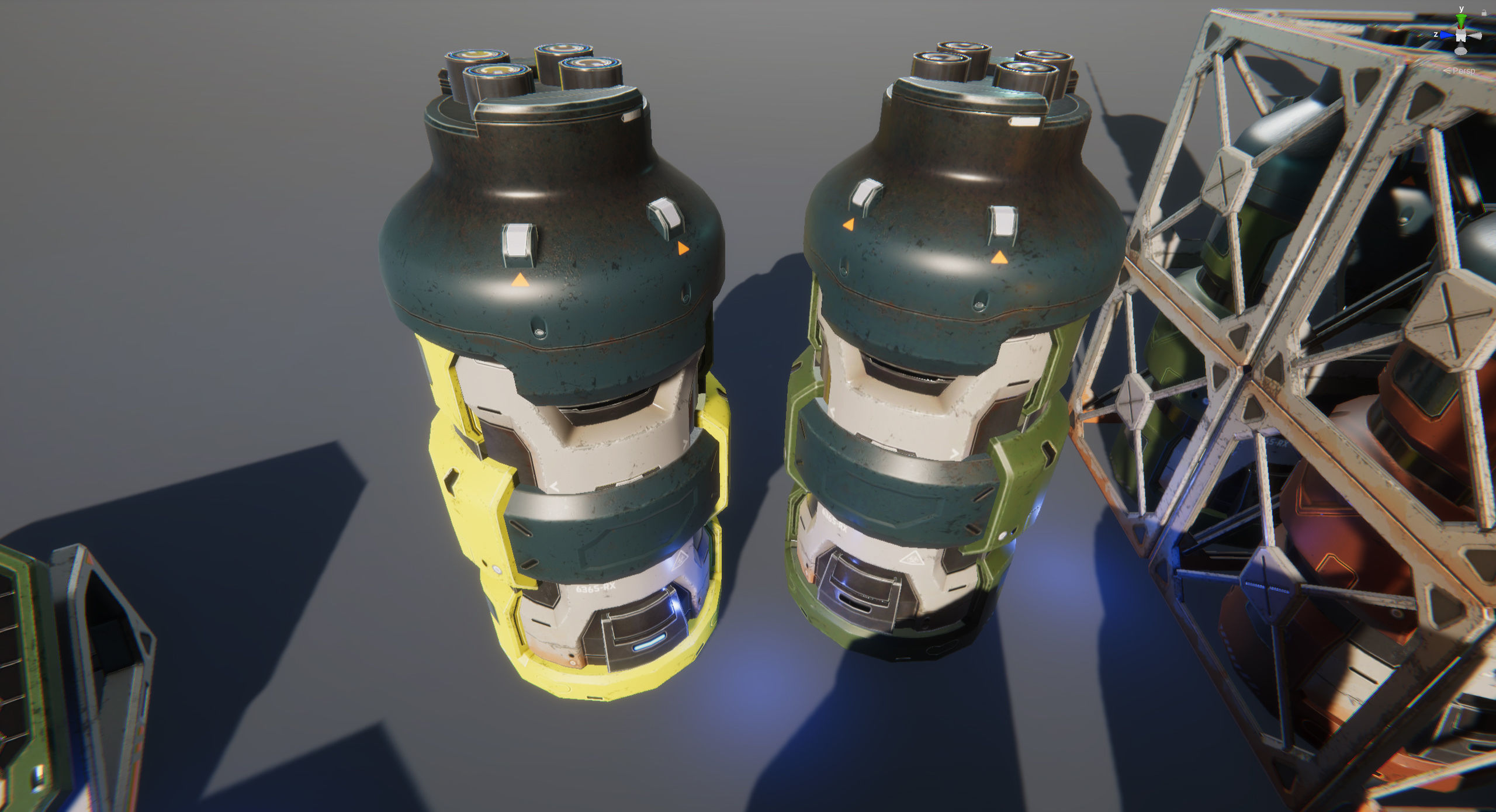 Sci-Fi Props Pack vol 2 Low-poly 3D model_46