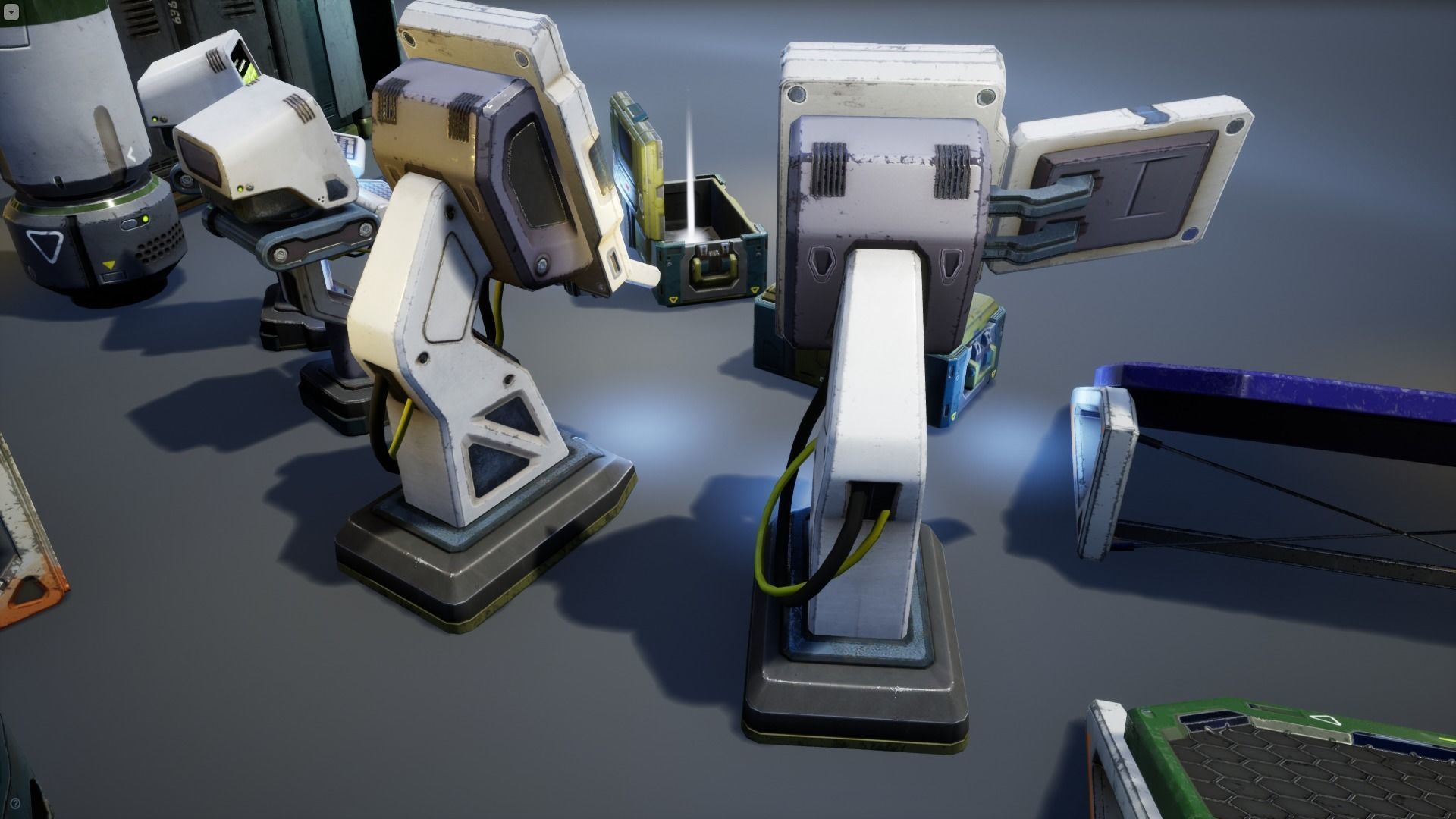 Sci-Fi Props Pack vol 2 Low-poly 3D model_20