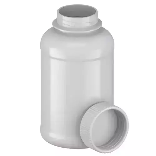 Plastic Bottle White 01