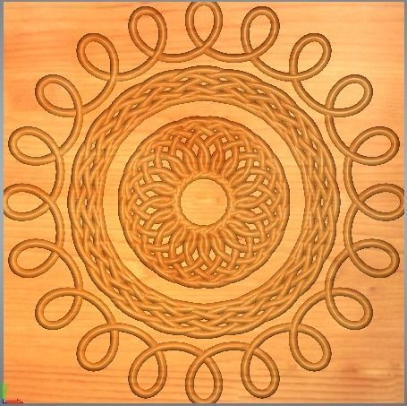 cnc 3d design for wooden and corian 3D print model_4