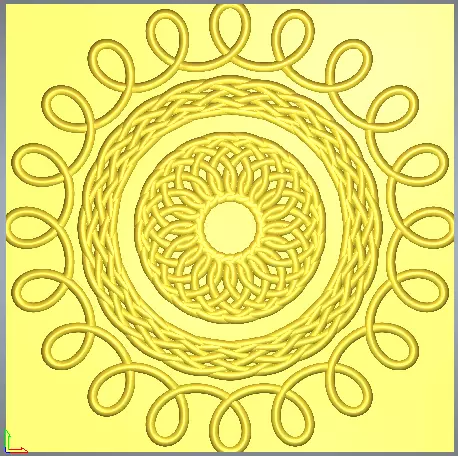 cnc 3d design for wooden and corian 3D print model_0