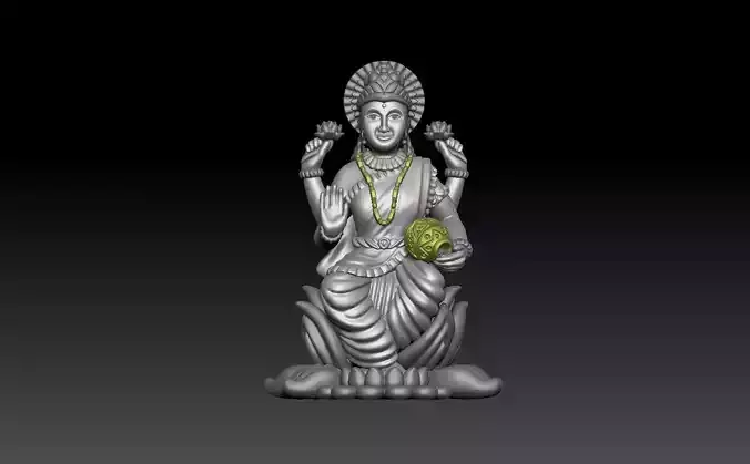 Laxmi Ji Full 3D Hollow