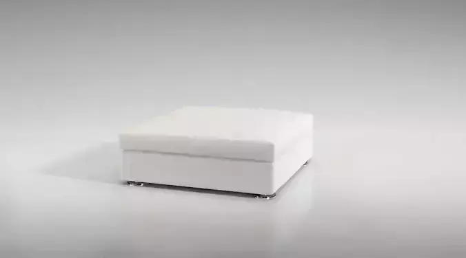 White Modern Foot Stool