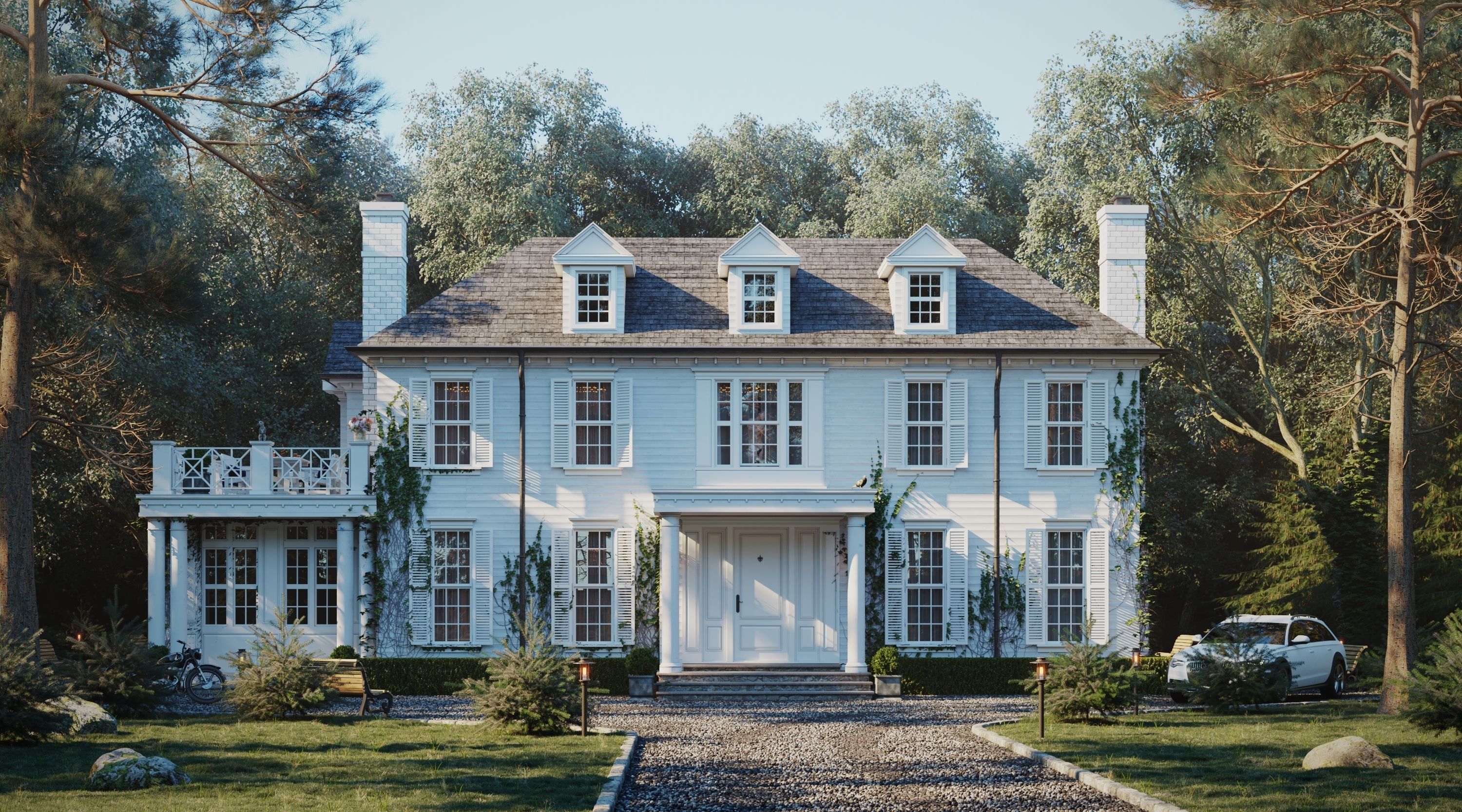 82Valley audi - exterior 3D model_1