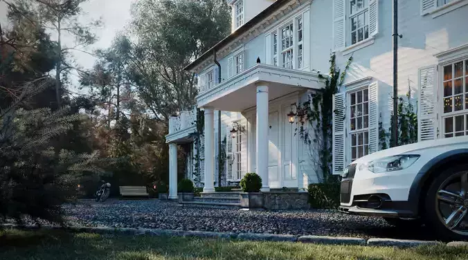82Valley audi - exterior 3D model