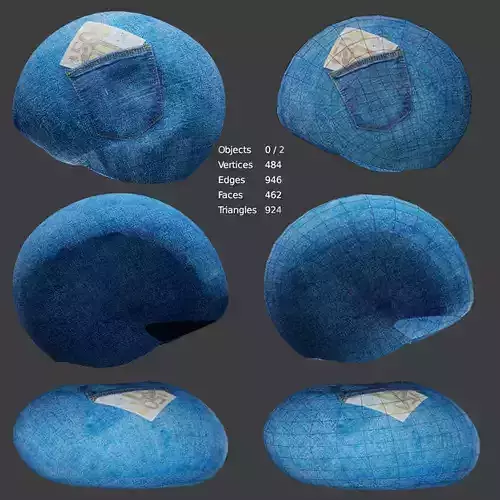 Snail Shell 3D Low Poly