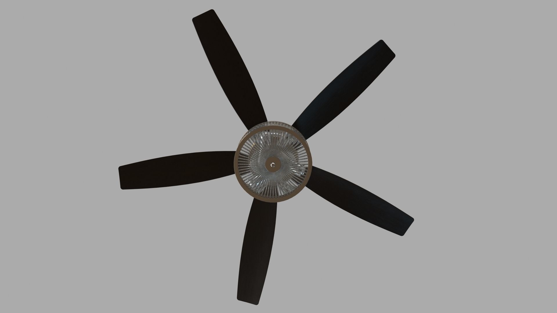 56inch Sura 5 Blade Ceiling Fan 3D model_1