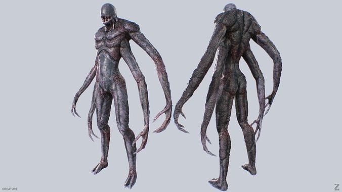 Creature Low-poly 3D model