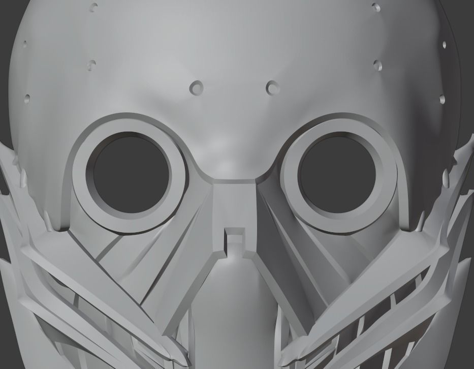 Kabal mask from Mortal Kombat 11- Give me a smile 3D print model_7